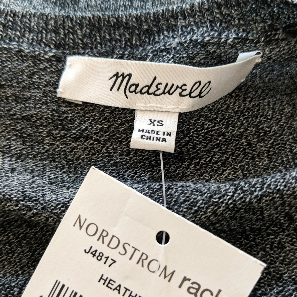 ❄️ Removing 1/1❄️NWT Madewell Heather Gray Sweater - Picture 4 of 4